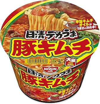 Amazon.co.jp: 日清 デカうま 豚キムチ 101g : 食品・飲料・お酒